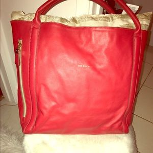 Chloe Red Tote Bag